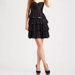 BCBG Silk Tired Sequin Dress (6)